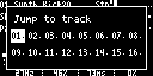 Track Select Overlay